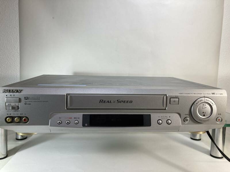 SONY/ソニー　ビデオデッキ SLV-R300 1999年製 動作確認済み ビデオコード　リモコンあり 映像機器