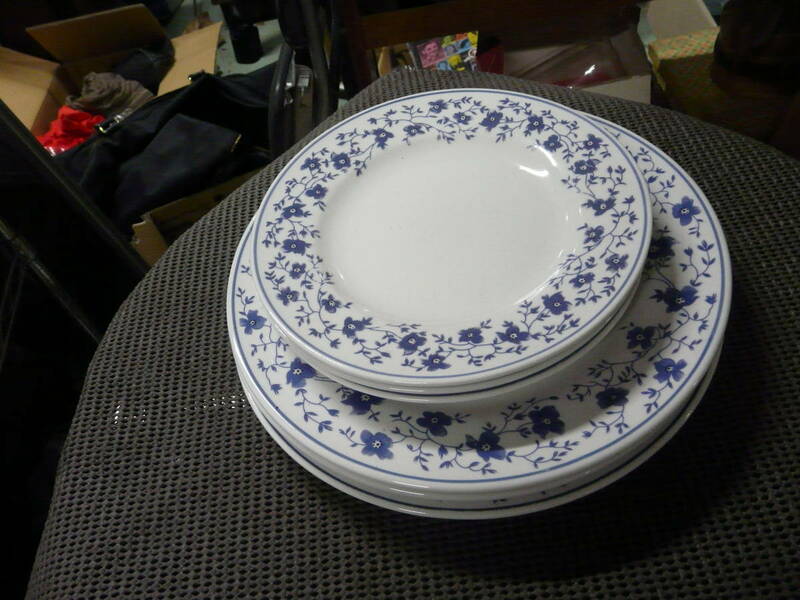 大皿中皿のセット、皿、洋食器、６枚セット