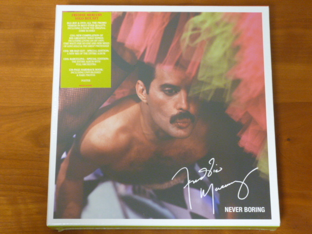 未開封 Box Set(3CD + BD + DVD) Freddie Mercury/Never Boring フレディ マーキュリー (ex.Queen)