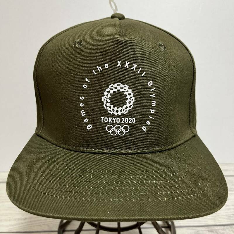 TOKYO2020 東京オリンピック - 東京2020 帽子 ベースボール キャップ オリンピックグッズ 男女兼用 緑色 スナップバック (タグ付 未着用品)