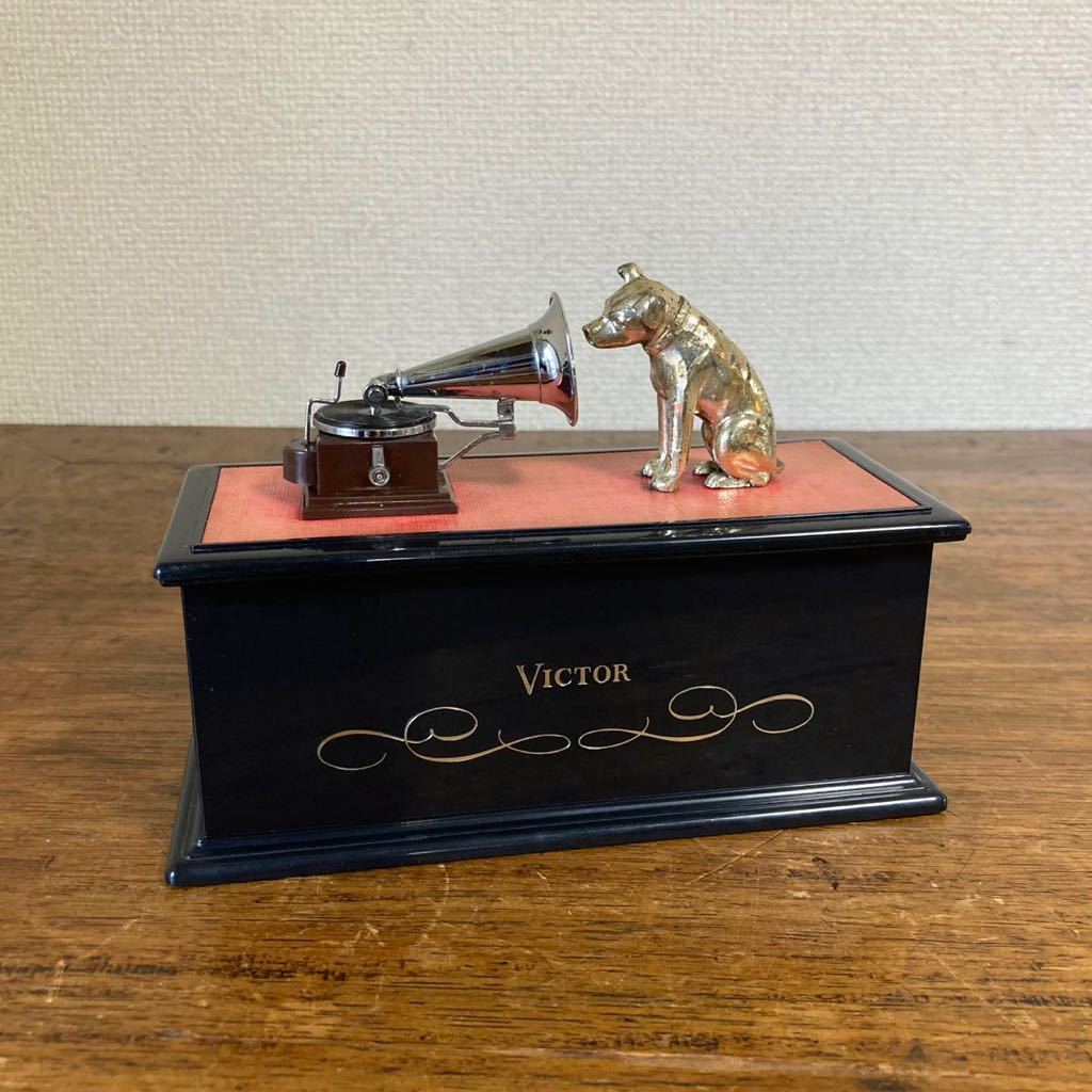 希少 昭和レトロ Victor トランジスタラジオ ニッパー犬 卓上ラジオ ビクター ヴィンテージ アンティーク 6H-133 ジャンク