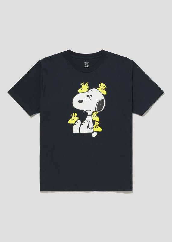 新品未使用！グラニフ スヌーピー ウッドストック メンズ Lサイズ Tシャツ