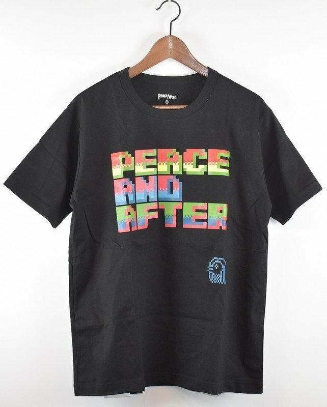 Peace and After/ピースアンドアフター　プリントTシャツ　PA-20INTE-09　サイズ：M　カラー：ブラック 21n06