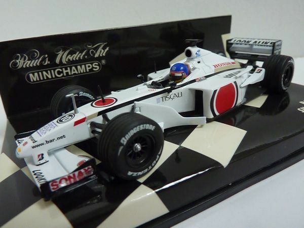 ●Minichamps1/43F1'01BARホンダショーカージャック・ビルヌーブ