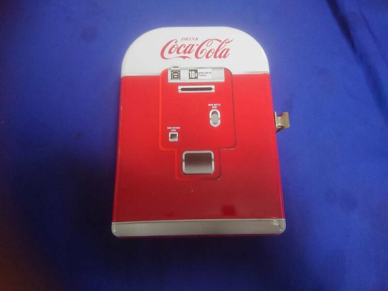 CocaCola コカ・コーラ　貯金箱　＆　コカコーラ グラス 6個セット（グラスは未使用です）