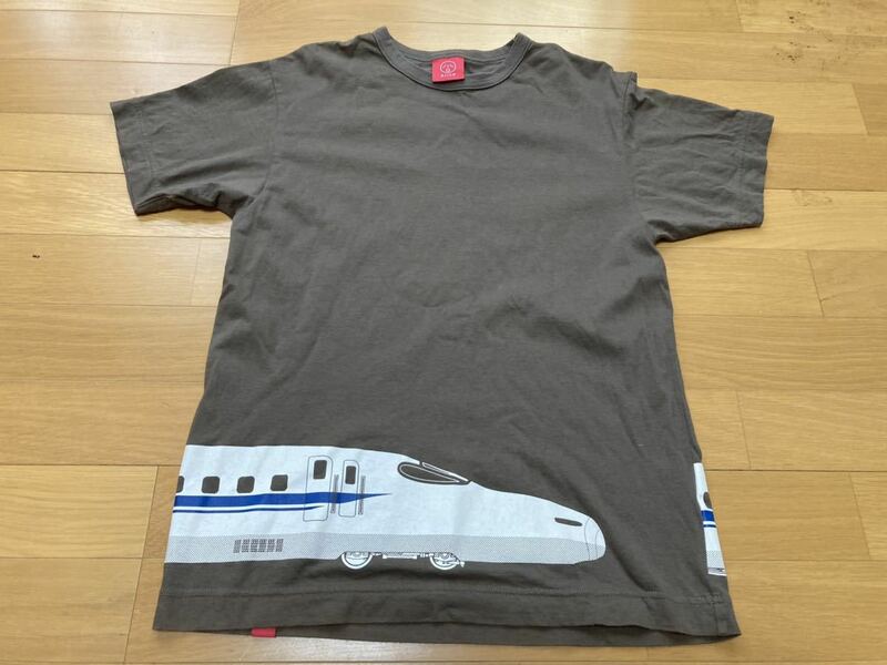 オジコ 半袖Tシャツ メンズ　サイズL ユニセックス　レディース トップス　新幹線　OJICO 電車　親子コーデ
