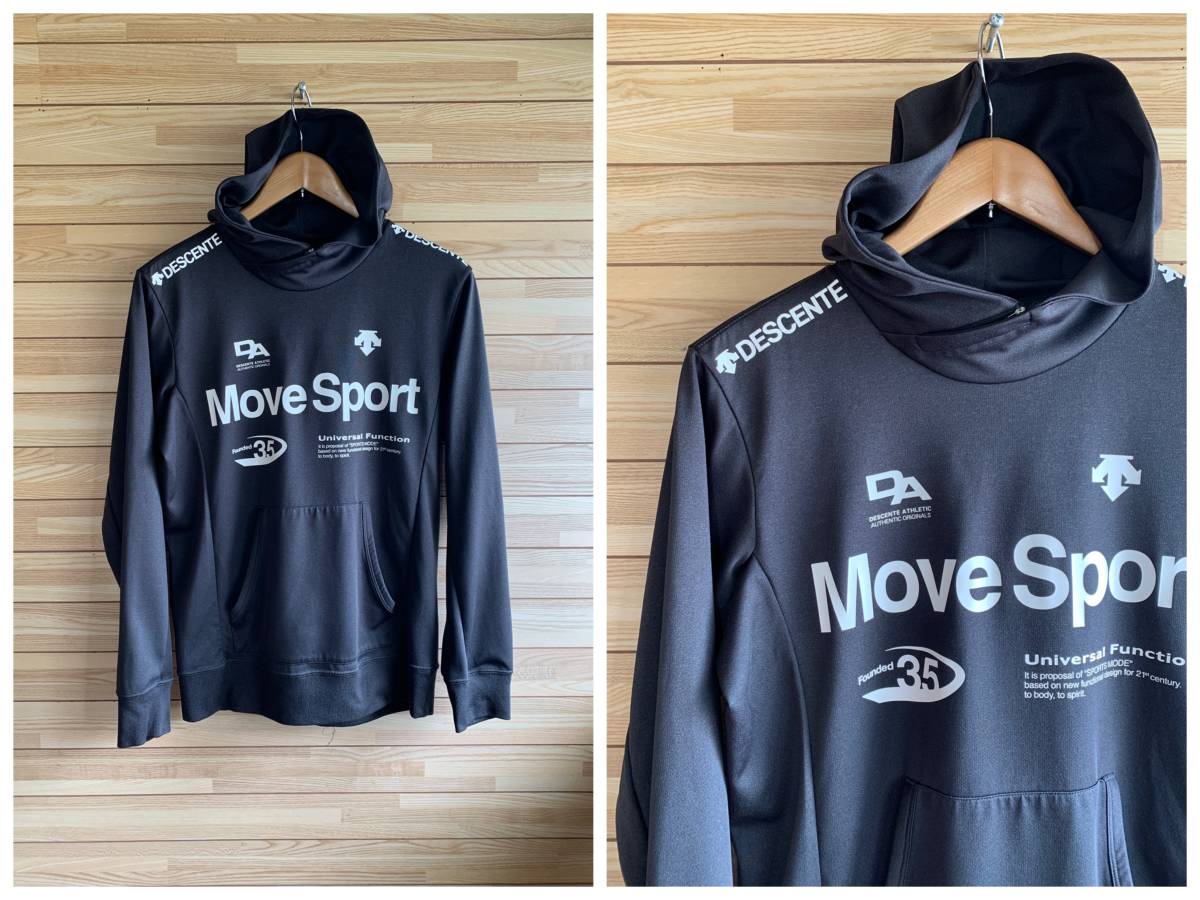 #セール★送 230★レアモデル DESCENTE デサント MOVE SPORT ムーブスポーツ トレーニング ジャケット パーカー★サイズ M★検: スウェット