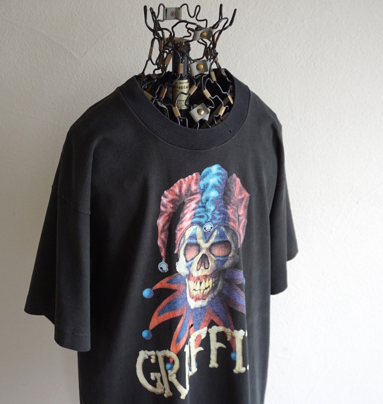 レア 1990s ヴィンテージ GRAFFIX ジェスタースカルロゴ Tシャツ シングルステッチ L位 ブラック 黒 Cypress Hill サイプレスヒル USA 古着