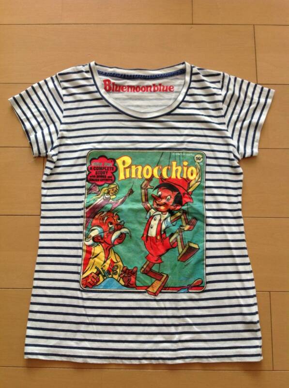 Bluemoonblue ピノキオ 半袖Tシャツ サイズF