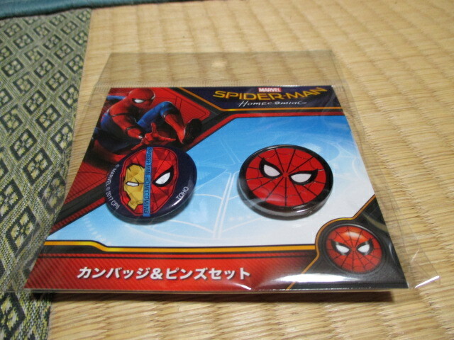 スパイダーマン : ホームカミング★カンバッジ&ピンズセット