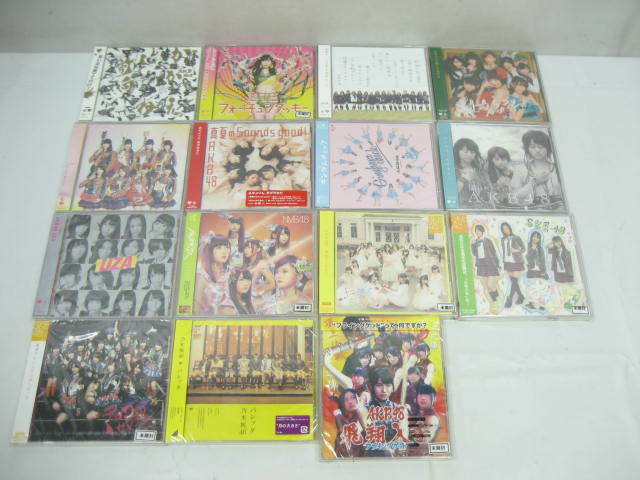 15点セット 新品 未開封 CD まとめ売り AKB48 SKE48 NMB48 乃木坂46 恋するフォーチュンクッキー バレッタ ギンガムチェック UZA 他 