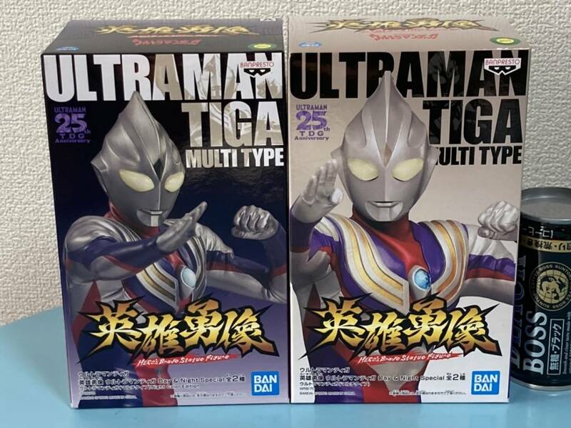 英雄勇像 ウルトラマンティガ -Day & Night Special-★マルチタイプ -Night Color Edition- ＆ マルチタイプ -通常ver.-★2種まとめて♪