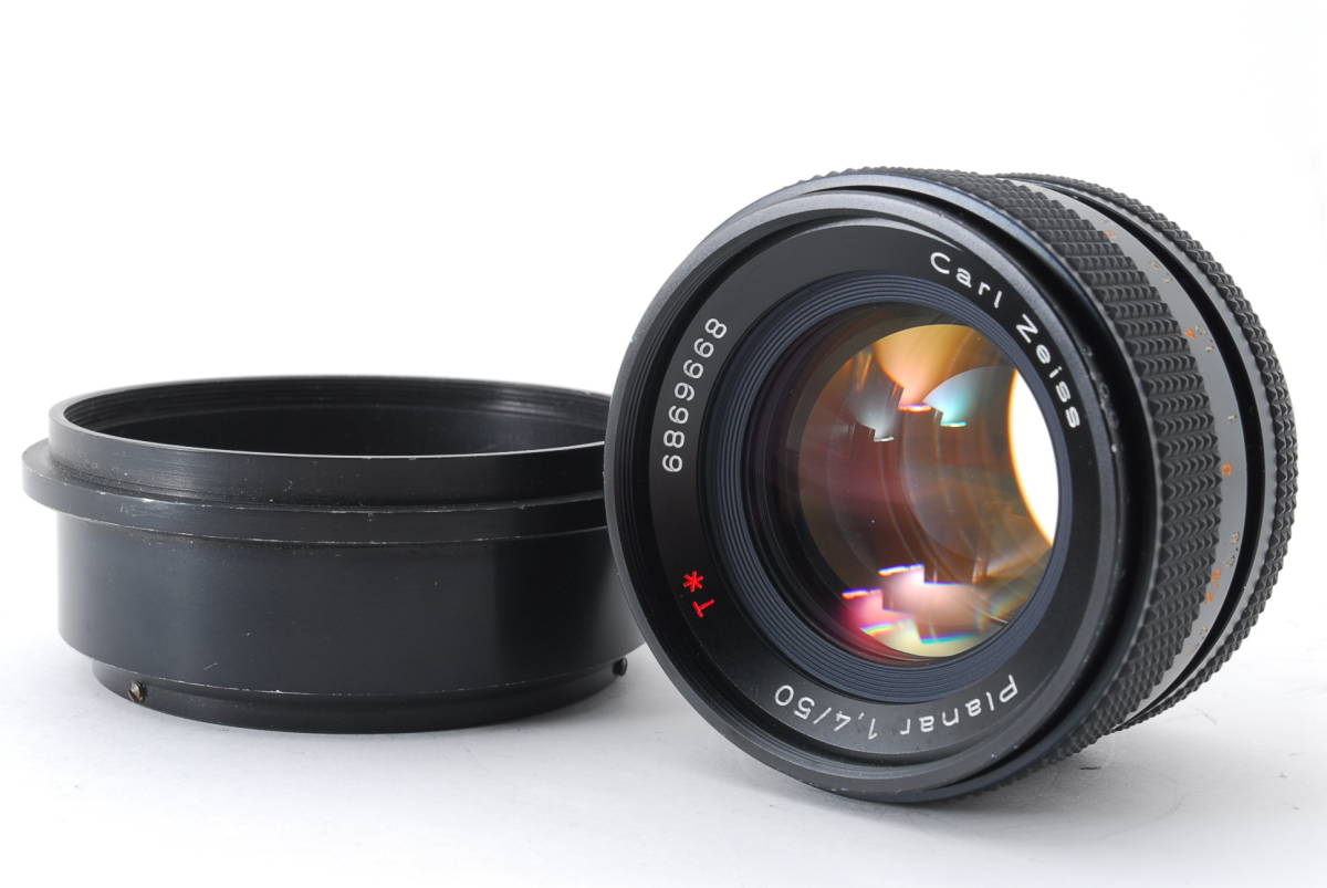 ★希少品★コンタックス CONTAX Carl Zeiss Planar 50mm F1.4 T* MMJ Rollei ローライ QBMマウント #7205