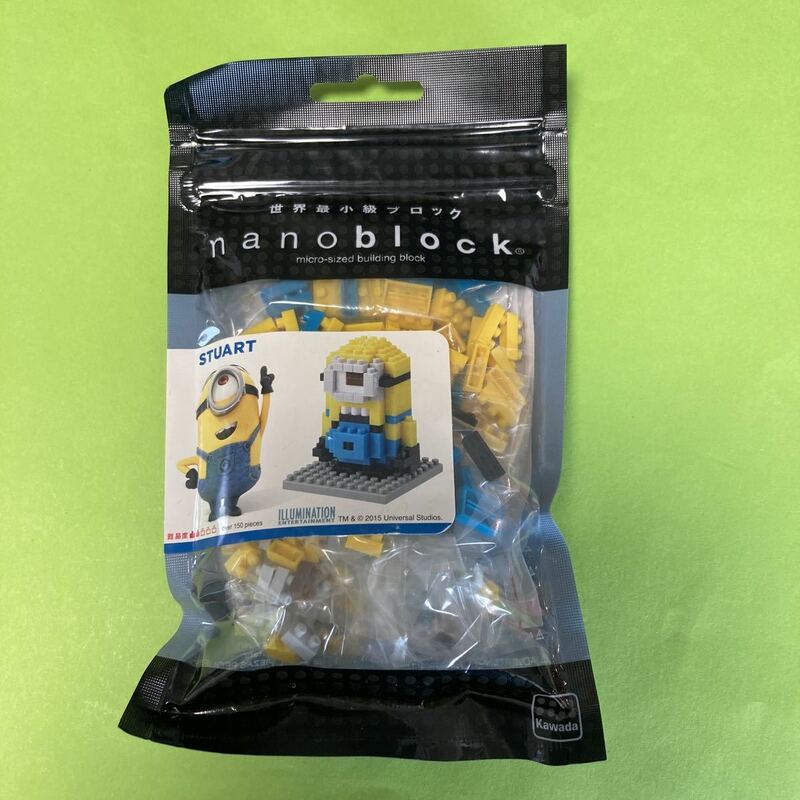 【 ナノブロック 】ミニオン スチュアート / STUART / USJ ユニバーサルスタジオジャパン ユニバ 限定 / MINION nanoblock nano カワダ