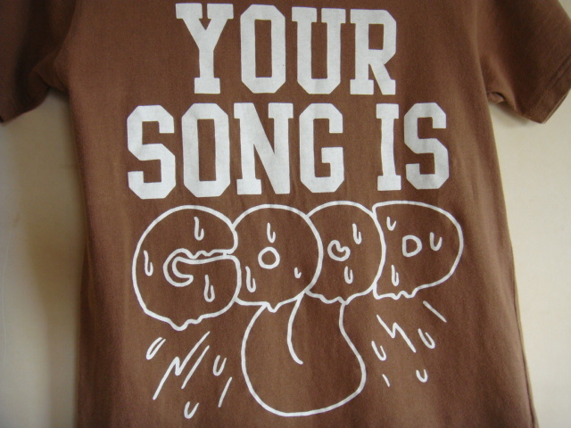 YOUR SONG IS GOOD ユアソングイズグッド 半袖Tシャツ グッドデザイン ユアソン バンド Tシャツ ロック