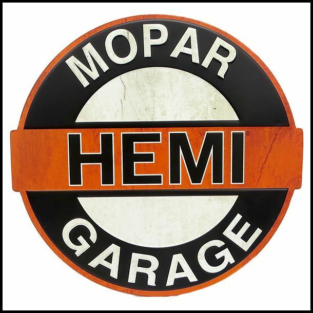 【モパー】mopar/HEMI/hemi/エンジン/v8/クライスラー/エンボス/ブリキ/看板 /ガレージ