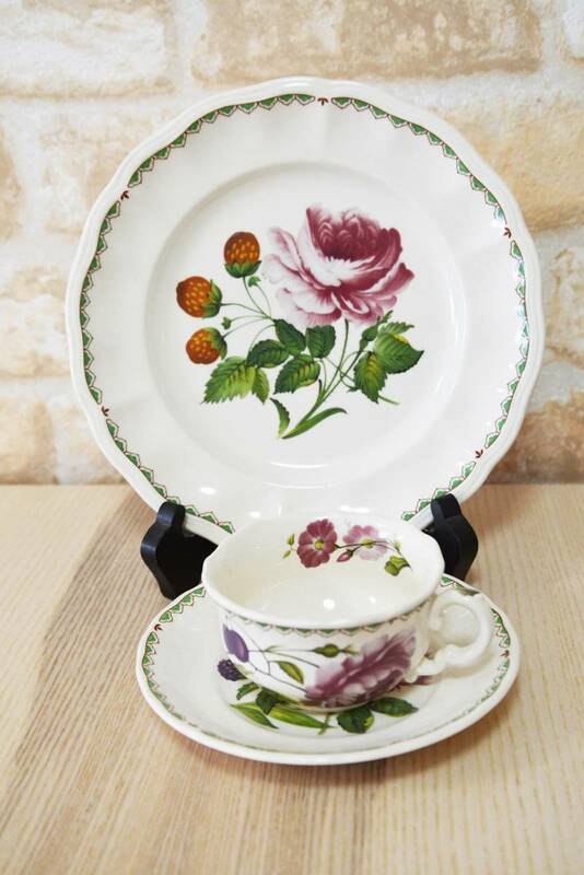 超レア美品☆　Spode　ヴィクトリア　Victoria　トリオ