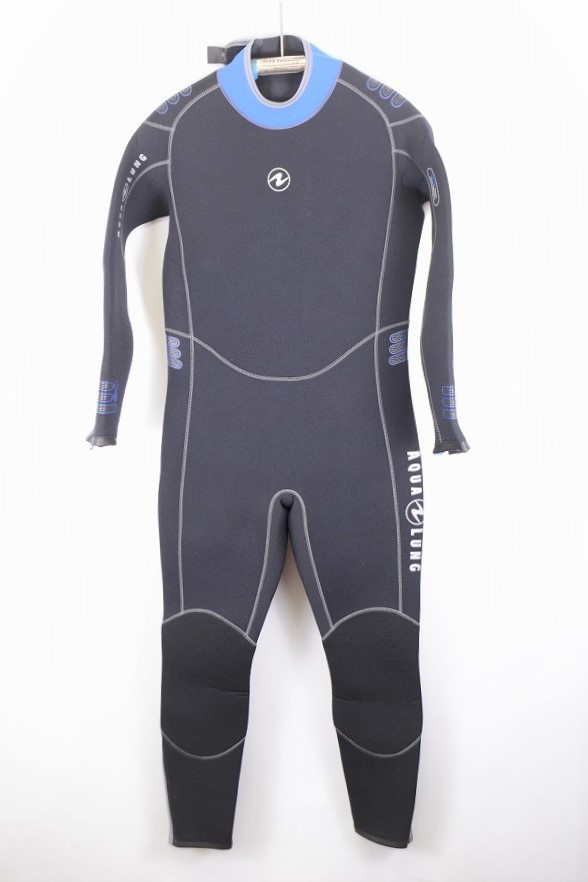 未使用 AQUALUNG アクアラング 5mm メンズ ダイビングウェットスーツ（175～180cm/72～77kg）Lサイズ［Wsuit-220715IK1］