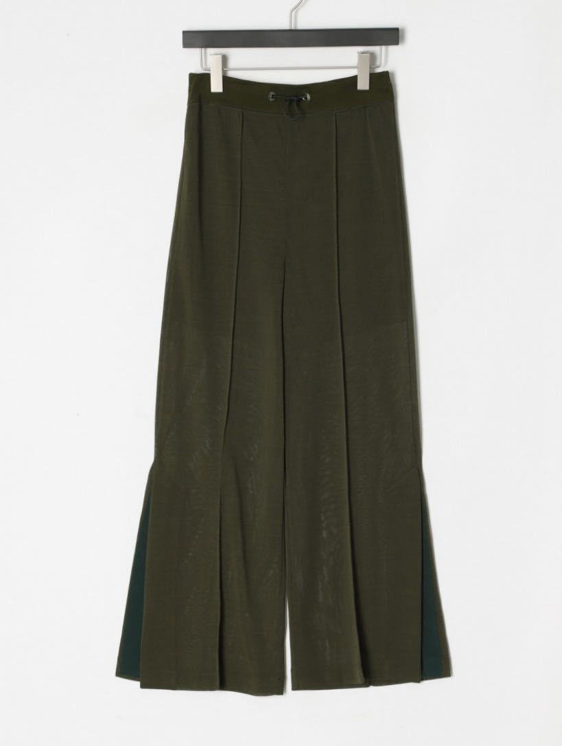 TOGA PULLA トーガ トーガプルラ ボトムス ワイドパンツ jersey pants カーキ 緑 34サイズ 新品 値下げ