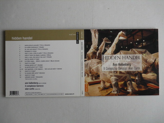 CD（輸入盤）　ヘンデル　『隠されたヘンデル』　アン・ハレンベリ 他　送料140円