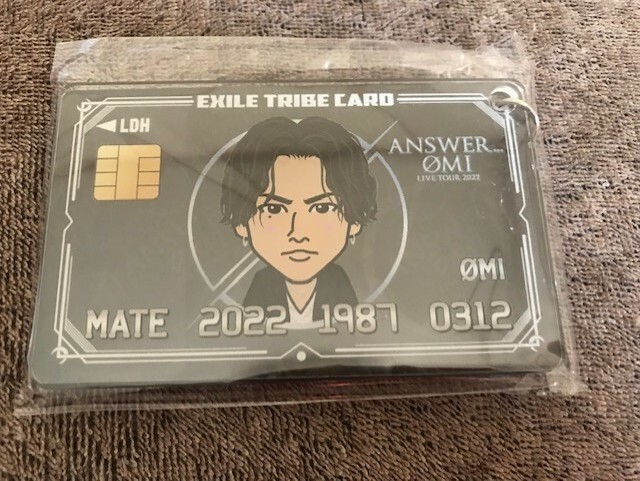 登坂広臣/OMI　EXILE TRIBEカード　オリジナルキーホルダー　三代目　新品　非売品