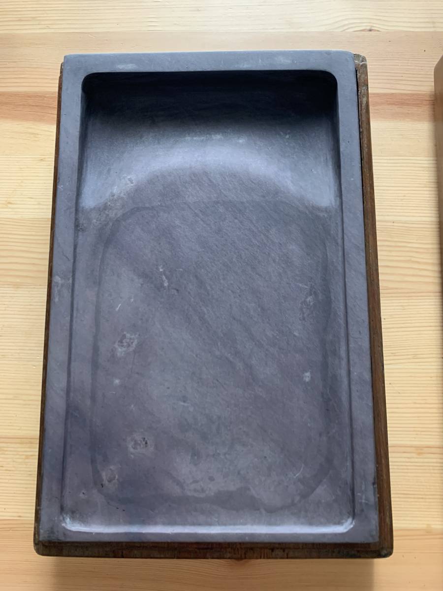 硯　宋坑端渓？　／本体サイズ：（約）25.4×16.2×3.2cm、重さ：約2876g / ink stone china ☆彡
