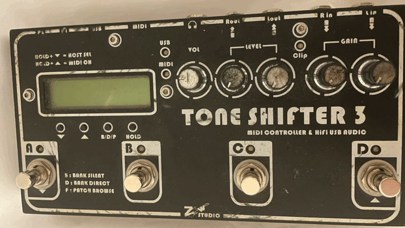 ◆ TONE SHIFTER 3 オーディオインターフェース + MIDIフットコントローラー◆