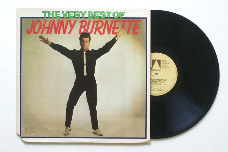 ビンテージ 1975 THE VEY BEST OF JOHNNY BURNETTE ジョニー・バーネット LP レコード @50's ロカビリー 60'sオールディーズ