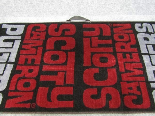 ♪新品[9666] Scotty Cameron Limited Black Malibu Towel Black&Red/スコッティキャメロン/ブラックマリブ数量限定タオル