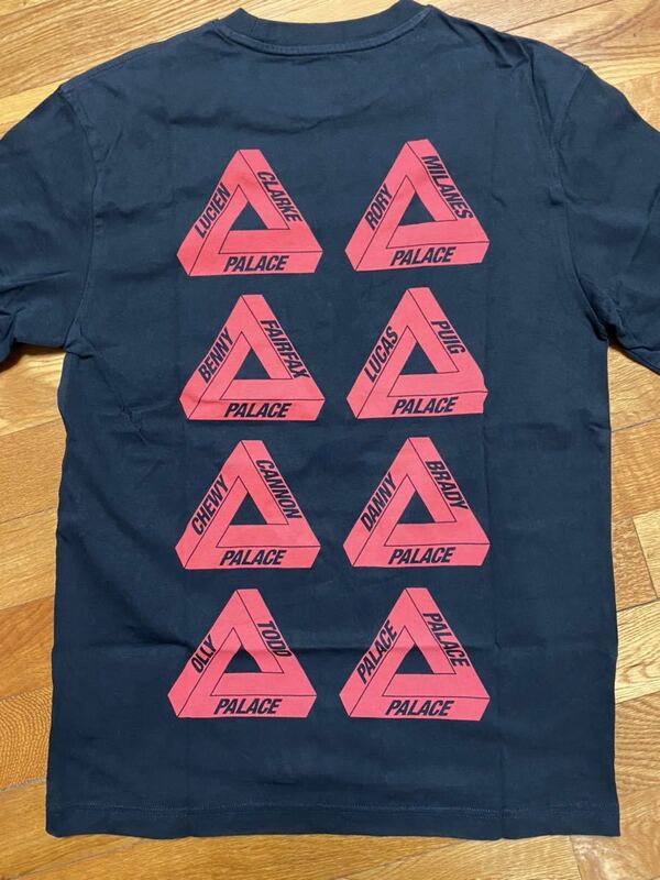 試着のみ！ほぼ新品！PALACE SKATE BOARDS Tシャツ　M ブラック/レッド　黒/赤　パレス　パレススケートボーズ