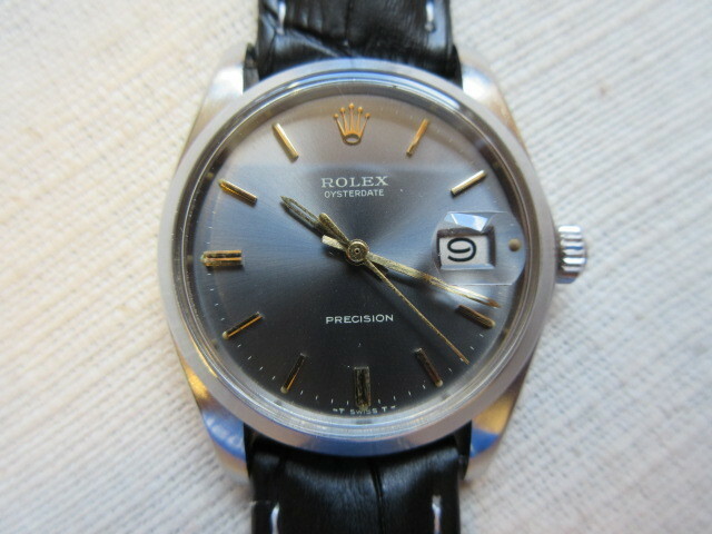 ロレックス 6694 オイスターデイト プレシジョン 34mm 機械式（手巻き） 時計（中古）