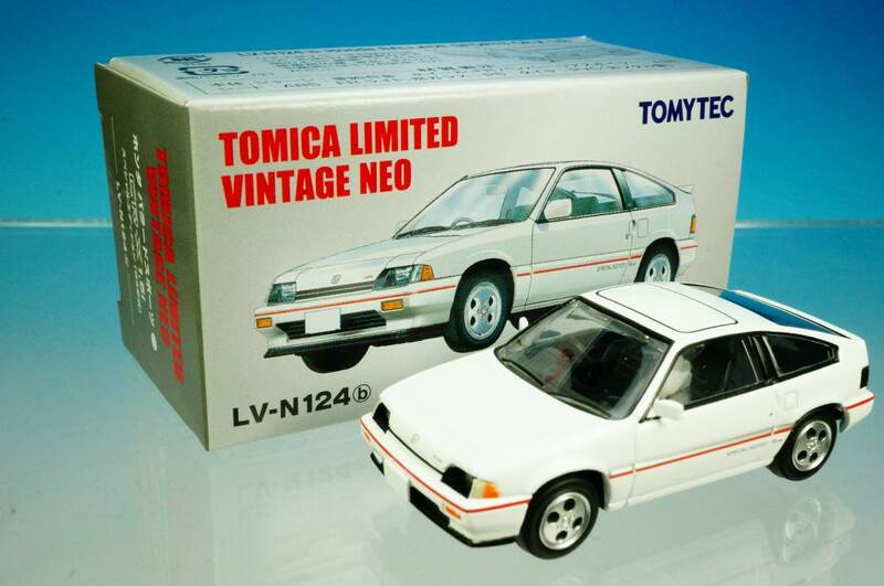 TOMYTEC TOMICA LIMITED VINTAGE NEO LV-N124b Honda BALLADE SPORTS CR-X 1.5i S=1/64