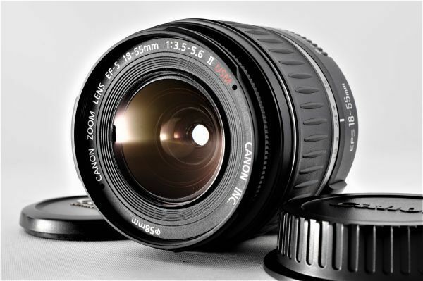 [美品] Canon EF-S Ultrasonic 18-55mm f/3.5-5.6 II Macro #1673A