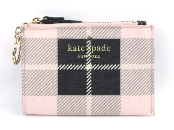 ♪Kate spade ケイトスペード キーコインケース ピンク♪中古良品