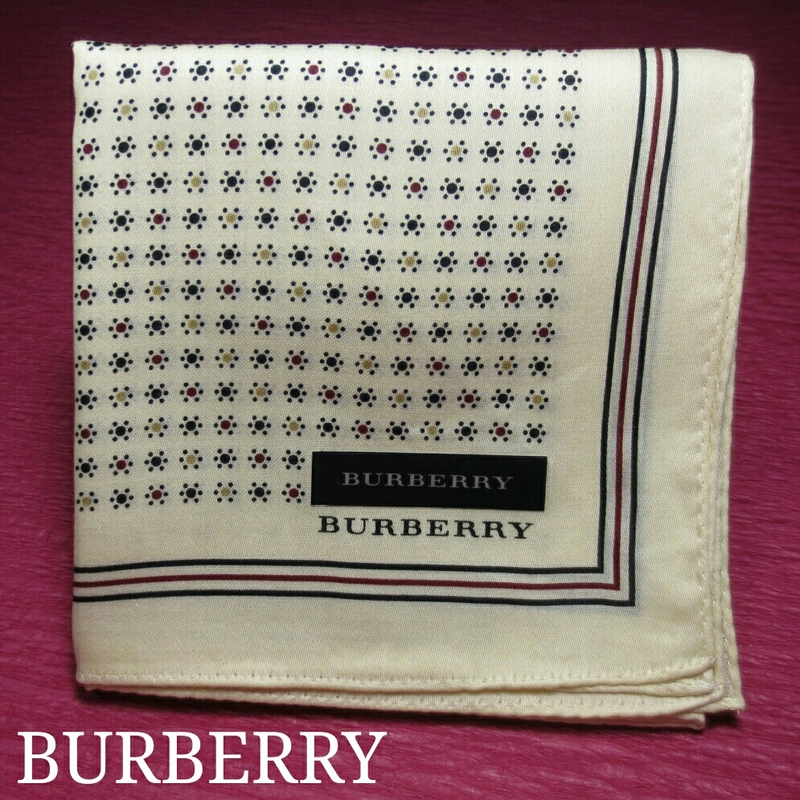 【未使用新品】　BURBERRY　バーバリー　ハンカチ　8　804