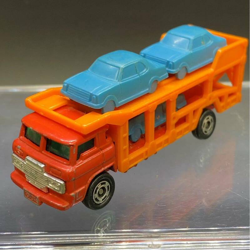 トミカ 14 トヨタ ディーゼル カートランスポーター　　1/153 日本製 TOYOTA CAR-TRANSPORIER 絶版 箱無し 当時物 昭和レトロ ビンテージ