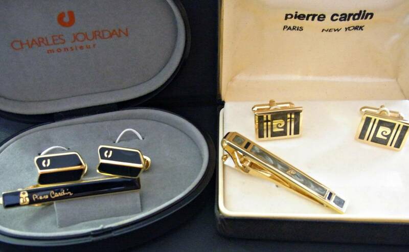 ★Pierre cardin☆ピエールカルダン☆CHARLES JOURDAN☆カフス/タイピンセット☆メンズ☆アクセサリー☆管080941071