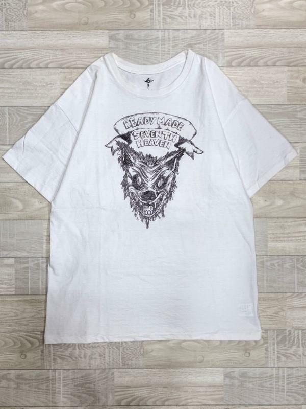 READY MADE×SEVENTH HEAVEN/レディメイド×セブンスヘブン/20SS/コラボパックT/Tシャツ/半袖Tシャツ/クルーネック/希少XL/プリントT