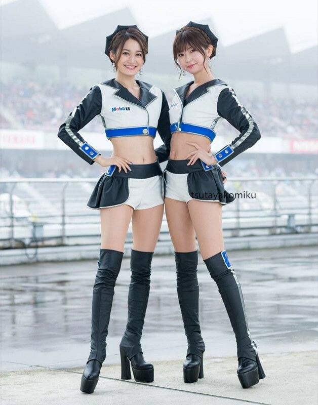 高品質 新作 2019年SUPER GT レースクイーン Mobil 1 RQ コスプレ衣装 風 靴とウィッグ 別売り