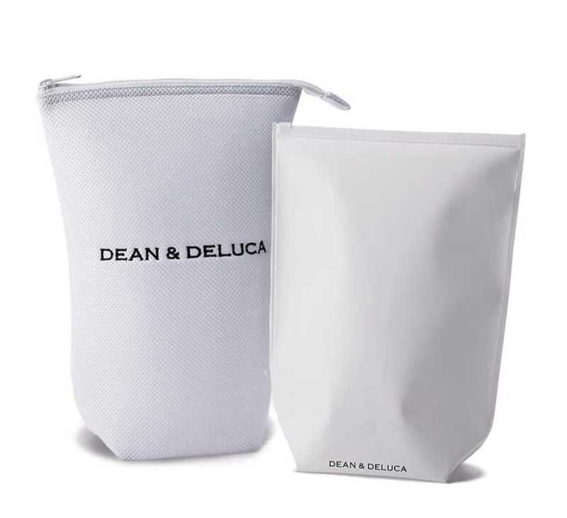 値下【DEAN&DELUCA*ディーン&デルーカ】クッションバッグインバッグ ホワイト L