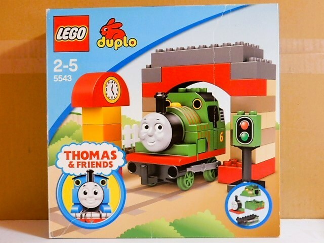 即決　LEGO　5543　デュプロ　きかんしゃトーマス　パーシーと車庫　レゴ　dupro