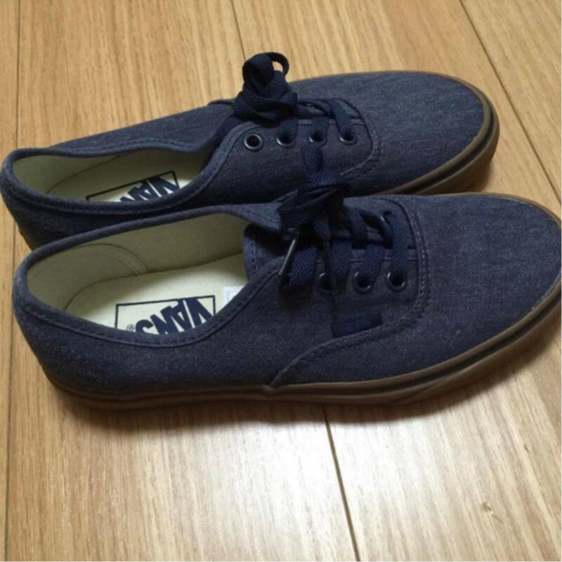 VANS AUTHENTIC バンズ オーセンティック ネイビー キャンパス レディース スニーカー 5(23)