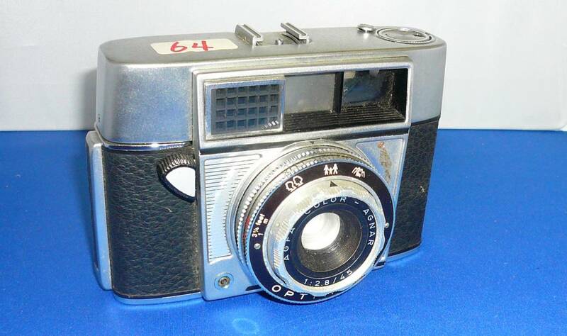 64）86歳終活　断捨離特別価格　ドイツ　アグファ・オプティマ　レンズはアグナー2.8/45㎜　扱いやすく失敗が少ないカメラです　
