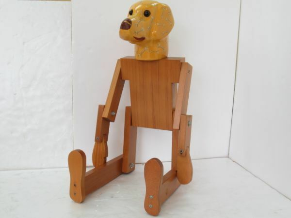 貴重品 ポールスミス wooden dog 店頭ディスプレイ用 木製人形 木彫りの犬 ドッグ