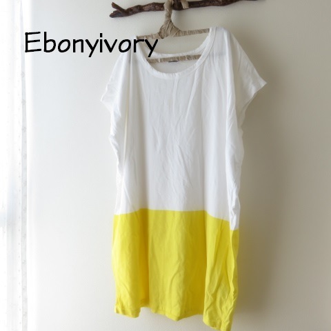 Ebonyivory エボニーアイボリー　チェニック　Tシャツ　ドルマン