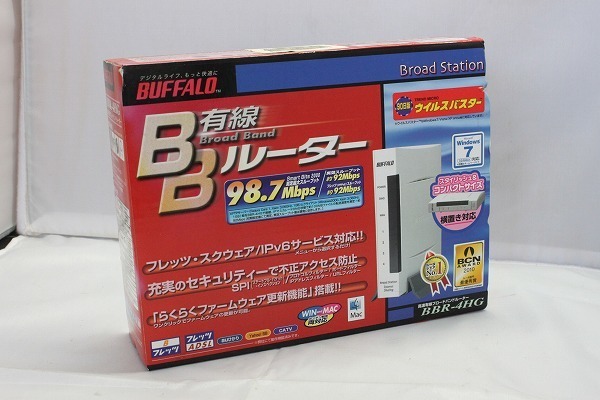 BUFFALO バッファロー BB有線ルーター ブロードバンド BBR-4HG 未使用 自宅保管品