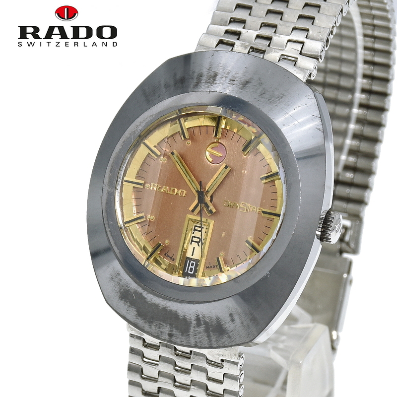 RADO ラドー ダイヤスター 手巻き メンズ腕時計 シルバー