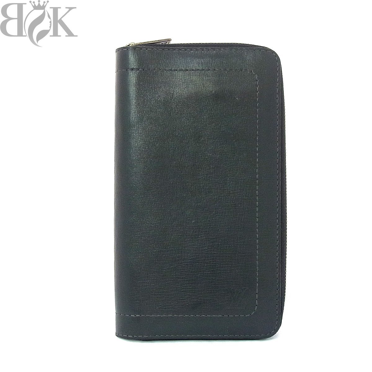 ヴィトン M97026 ジッピー・オーガナイザー ラウンドファスナー 長財布 ユタ バサルト メンズ LOUIS VUITTON ∞