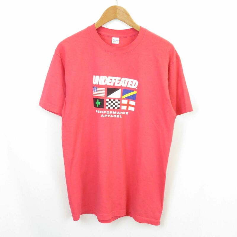 美品 UNDEFEATED PERFORMANCE フラッグ Tシャツ sizeM/アンディフィーテッド　0804