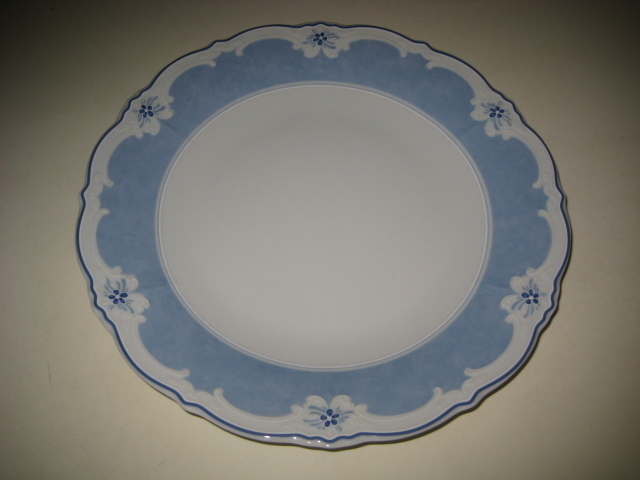 HUTSCHENREUTHER Estelle BLEU フッチェンロイター エステール　ディナープレート　26cm 大皿